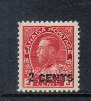 Canada #139c XF/NH **With Certificate**