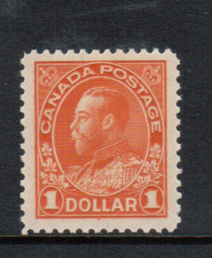 Canada #122 XF/NH Gem **With Certificate**