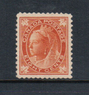 Canada #72 VF+/NH **With Certificate**