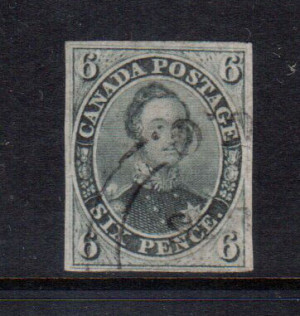 Canada #5 VF Used With Light Town Cancel **With Certificate**