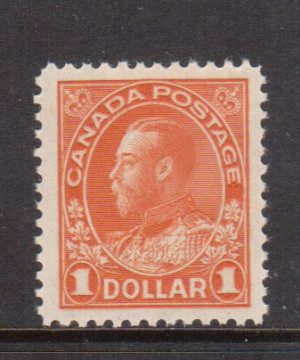 Canada #122 XF/NH Gem **With Certificate**