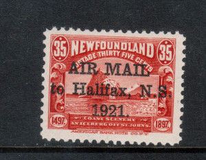 Newfoundland #C3f VF/NH **With Certificate**