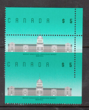 Canada #1183 XF/NH Unique Imperf Variety Pair **With Certificate**