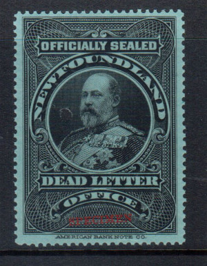 Newfoundland #OX1iv VF/NH **With Certificate**