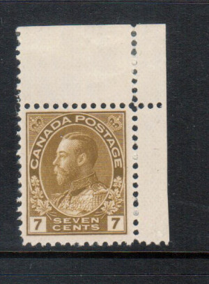 Canada #113b VF/NH **With Certificate**