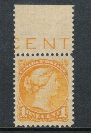 Canada # 35 XF/NH Counter Single **With Certificate**