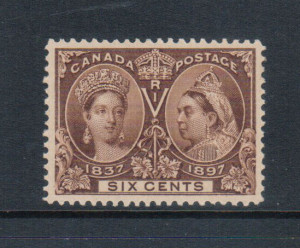 Canada #55 XF/NH Gem **With Certificate**