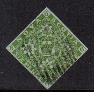 Nova Scotia #4 XF Used Gem **With Certificate**