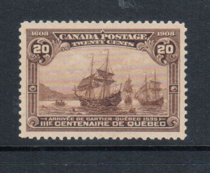 Canada #103 XF/NH Gem **With Certificate**