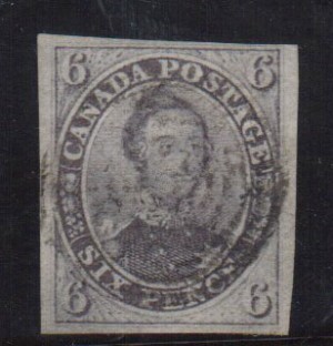 Canada #2 VF Used With Four Margins **With Certificate**