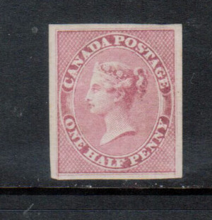 Canada #8 XF Mint With Major Reentry Variety **With Certificate**
