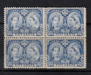 Canada #60 VF/NH Block **With Certificate**
